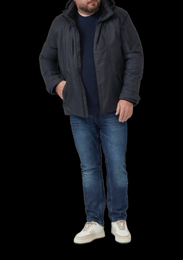 Wattierte Jacke mit Kapuze