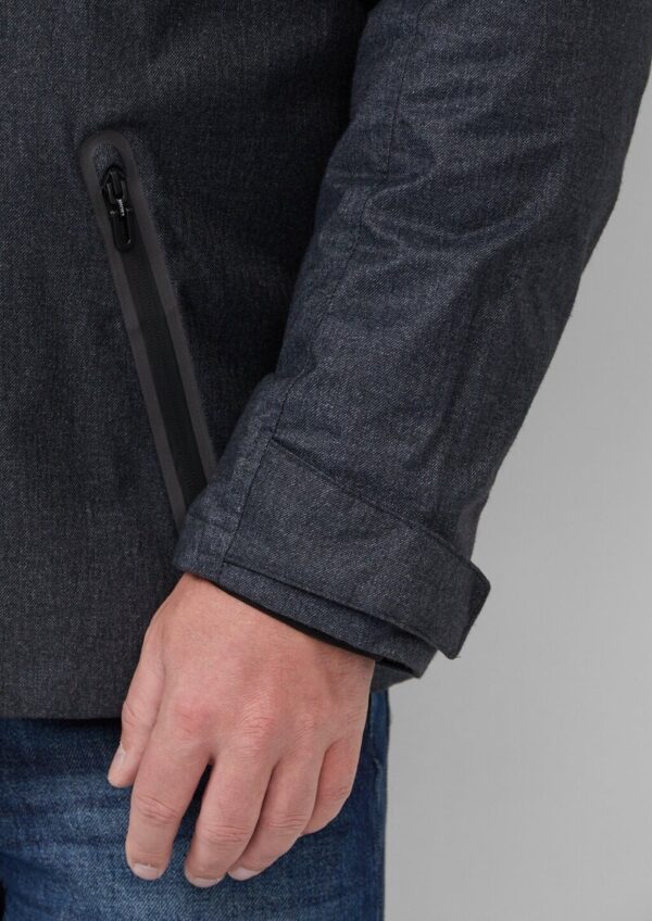 Wattierte Jacke mit Kapuze