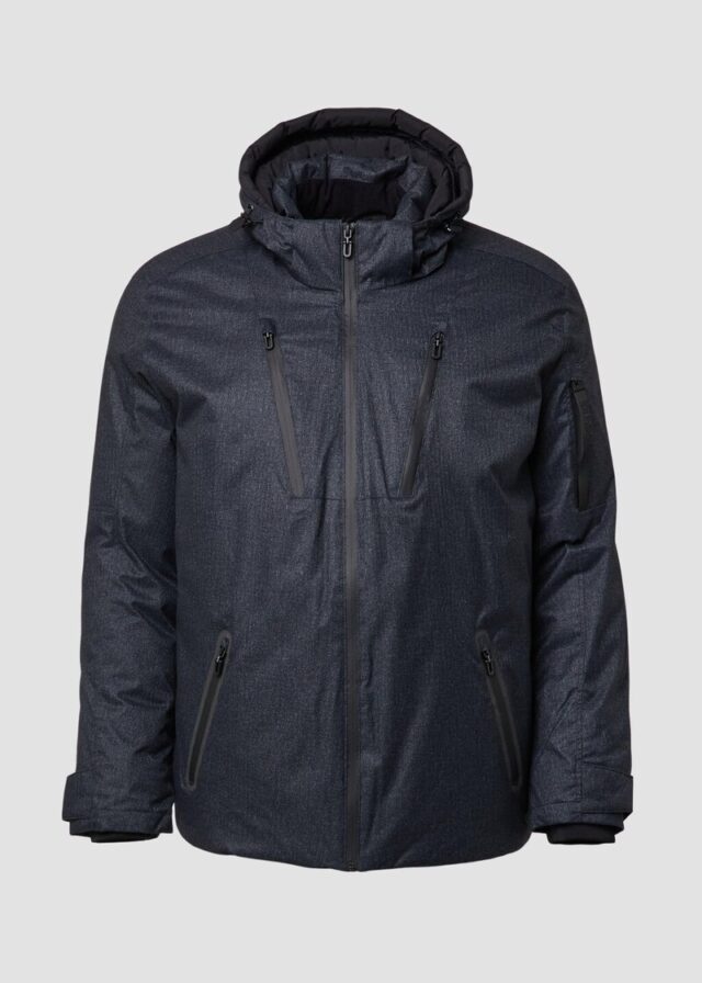 Wattierte Jacke mit Kapuze