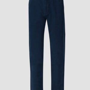 Chinohose aus Baumwollmix mit Logo-Details