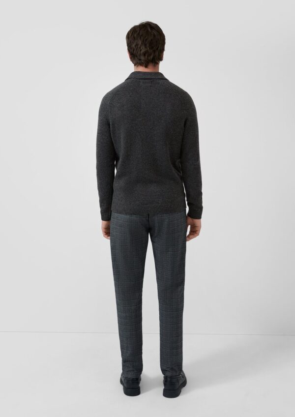 Wollmix-Cardigan im Overshirt-Style