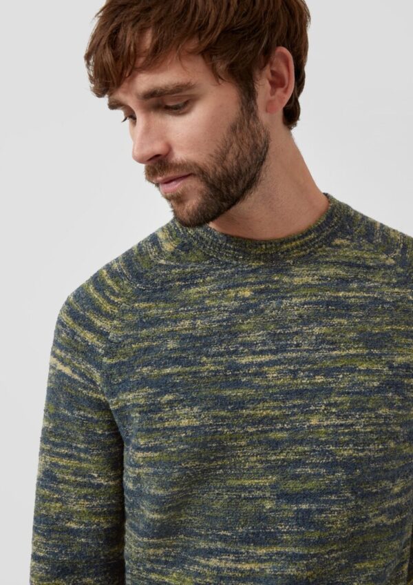 Pullover aus Wollmix in Bouclé-Optik