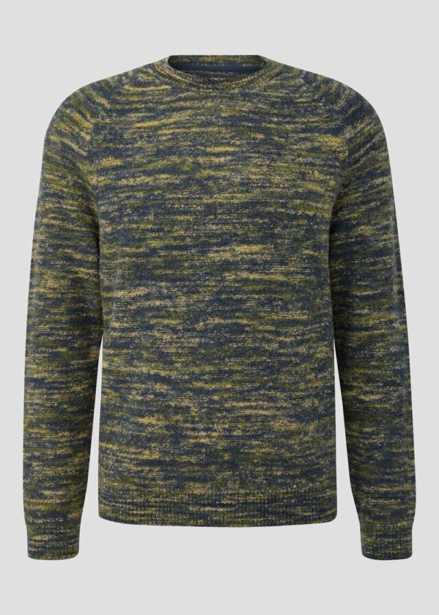 Pullover aus Wollmix in Bouclé-Optik