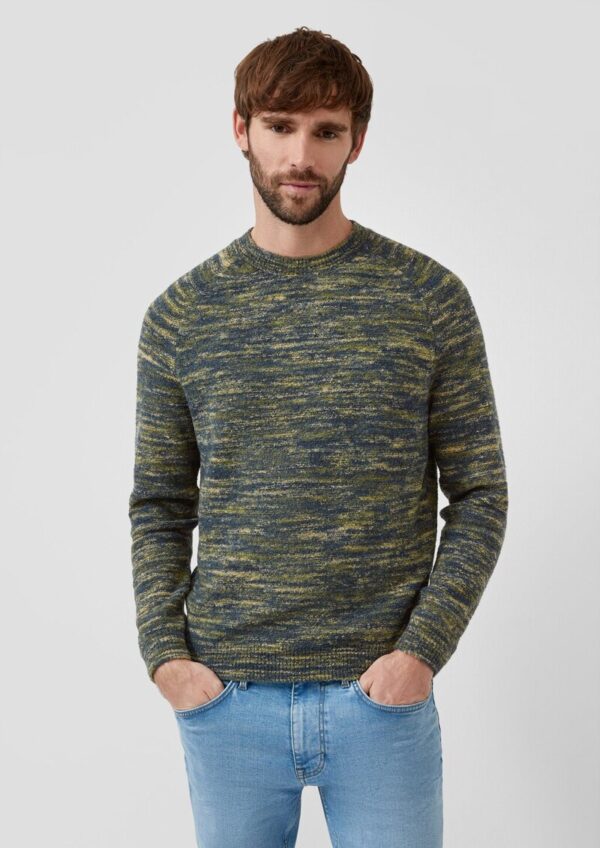 Pullover aus Wollmix in Bouclé-Optik