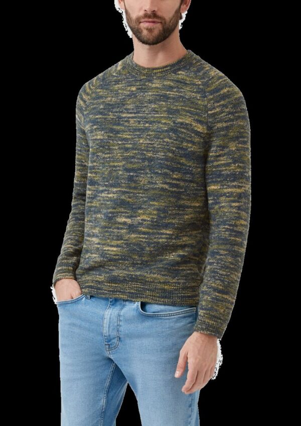 Pullover aus Wollmix in Bouclé-Optik