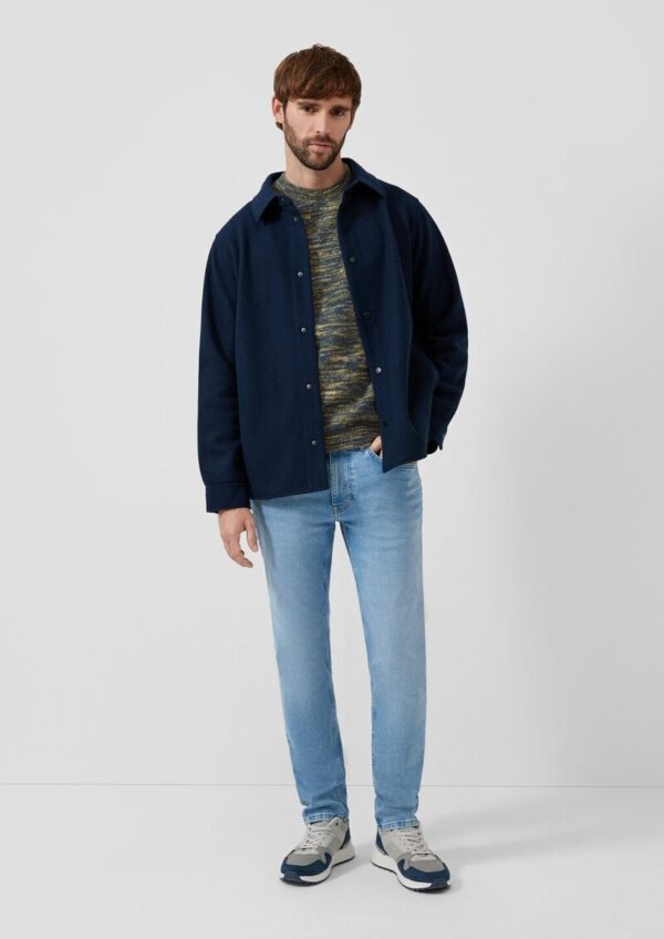 Pullover aus Wollmix in Bouclé-Optik