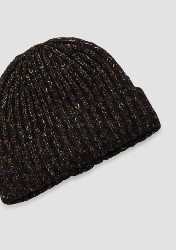 Weiche Beanie aus Multicolour-Melange