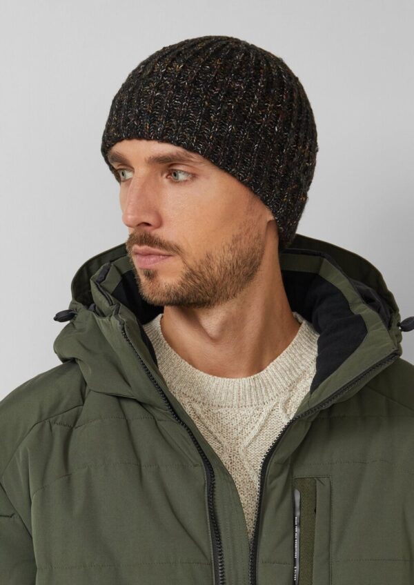 Weiche Beanie aus Multicolour-Melange