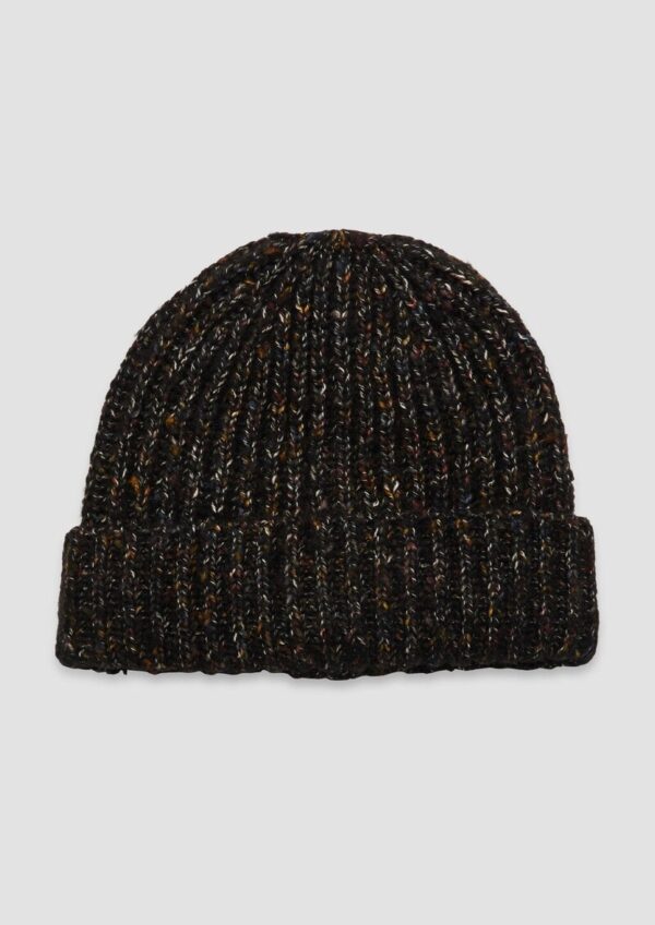 Weiche Beanie aus Multicolour-Melange