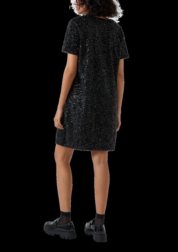 Samtkleid mit Pailletten