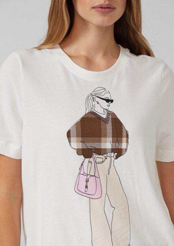 T-Shirt mit Frontprint im Relaxed Fit