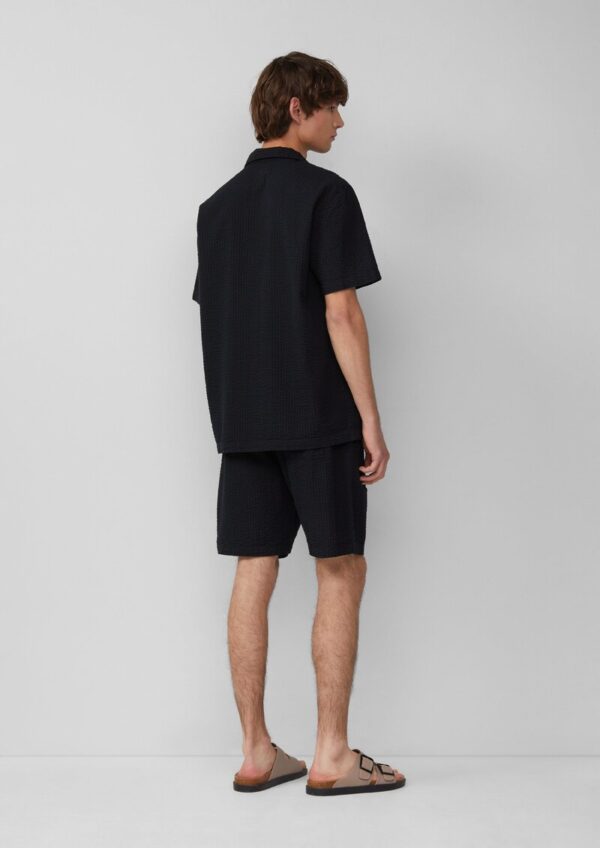 Webjogger aus Seersucker