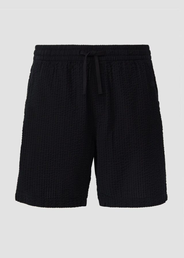 Webjogger aus Seersucker