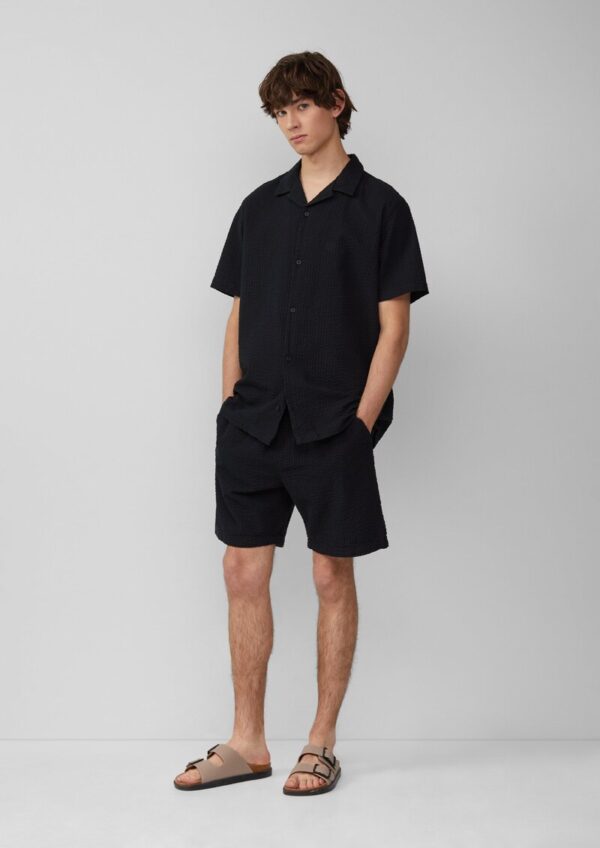 Webjogger aus Seersucker