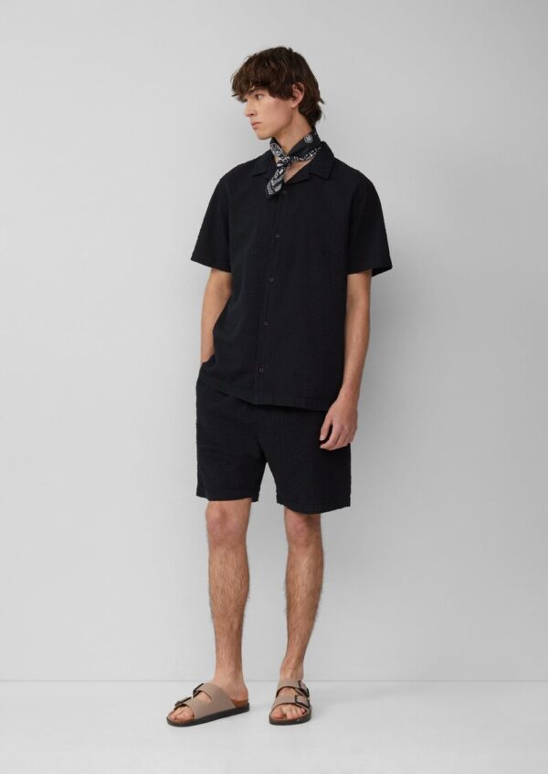 Webjogger aus Seersucker