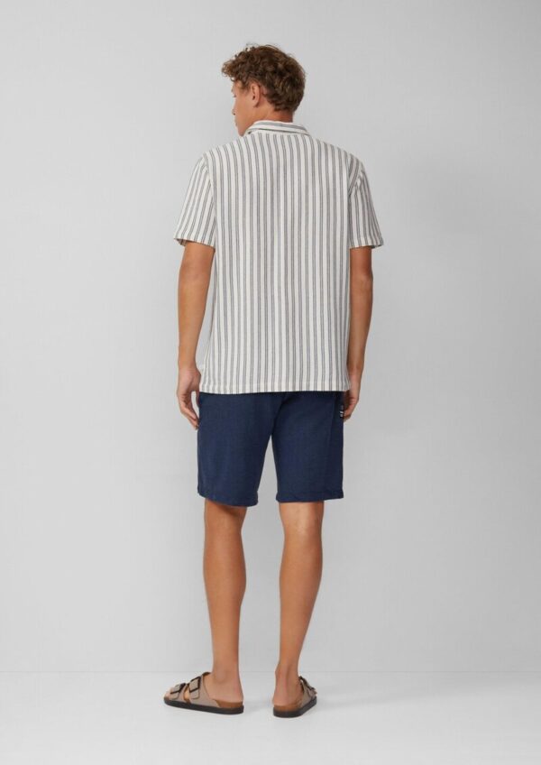 Gewaschene Shorts aus Strukturjersey