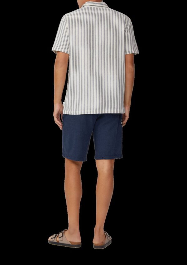 Gewaschene Shorts aus Strukturjersey