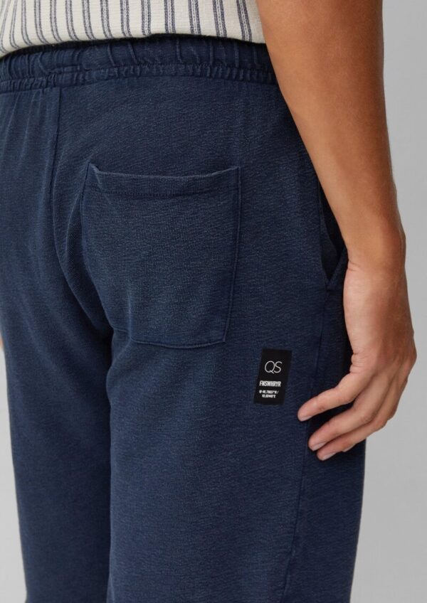 Gewaschene Shorts aus Strukturjersey