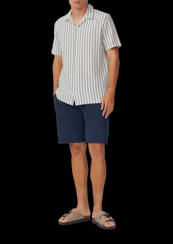 Gewaschene Shorts aus Strukturjersey