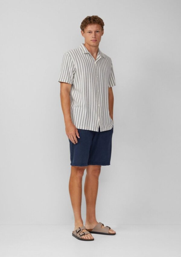 Gewaschene Shorts aus Strukturjersey