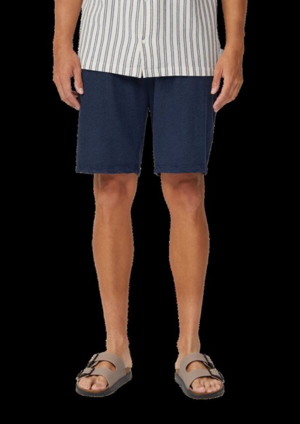 Gewaschene Shorts aus Strukturjersey