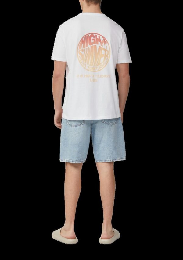 T-Shirt mit Front- und Rückenprint