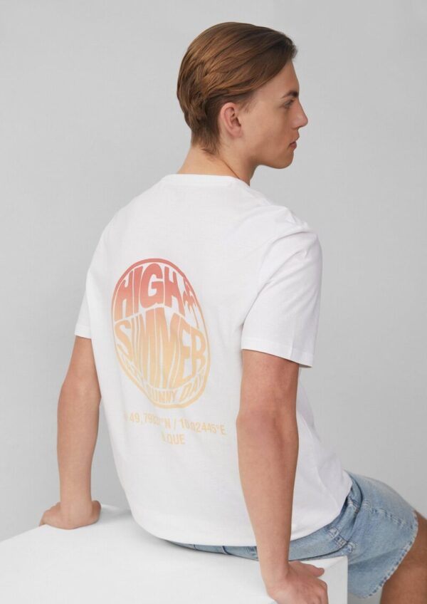 T-Shirt mit Front- und Rückenprint