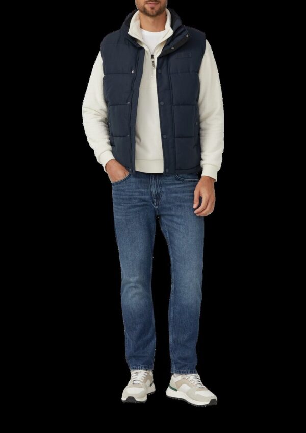 Teddy-Halfzip aus Materialmix