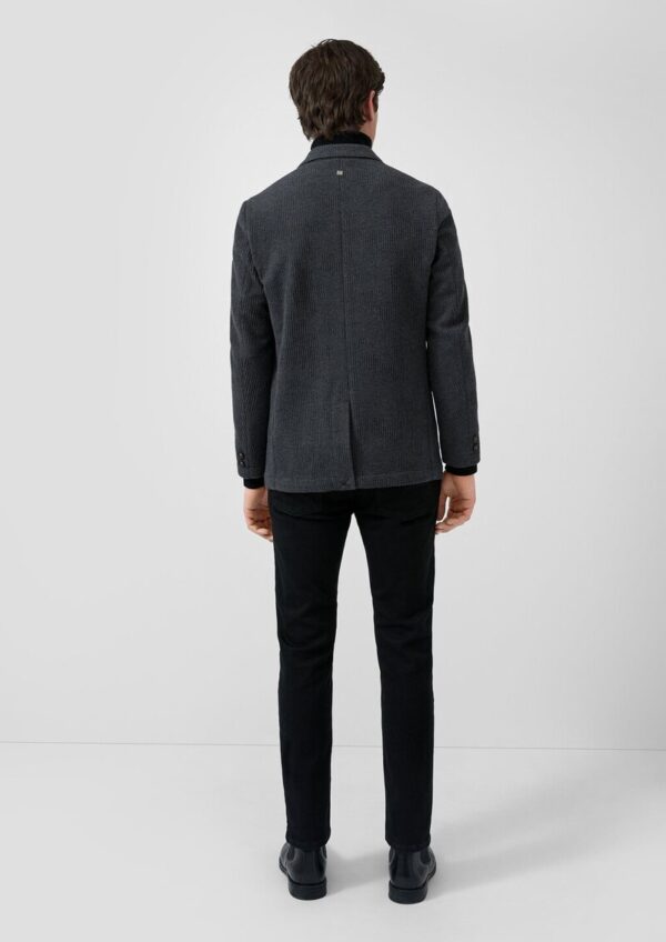 Stricksakko mit Reverskragen