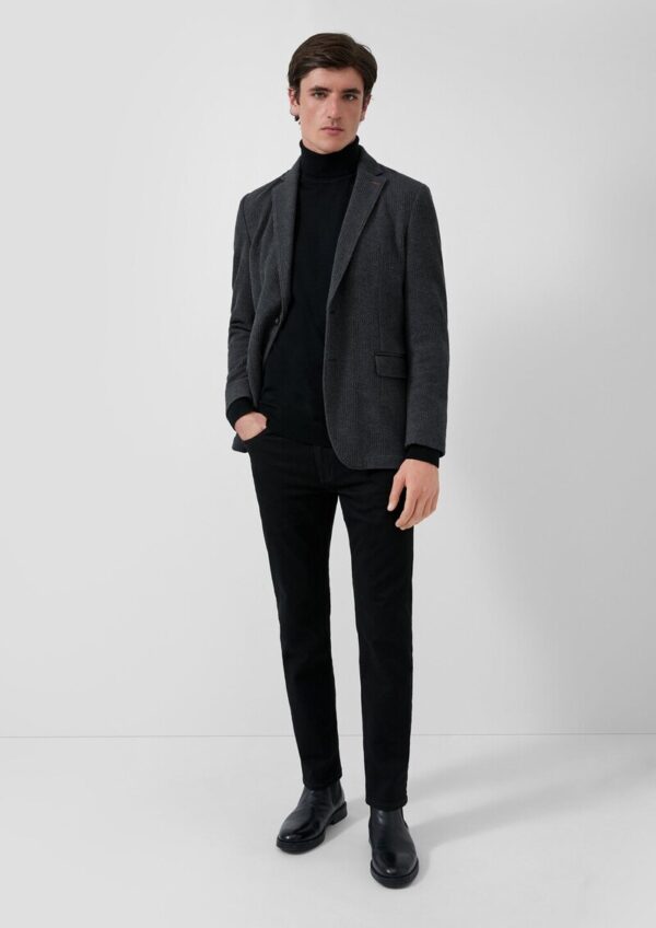 Stricksakko mit Reverskragen