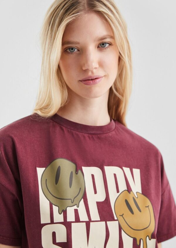 Gewaschenes Printshirt