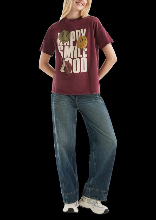 Gewaschenes Printshirt