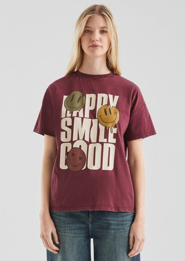 Gewaschenes Printshirt