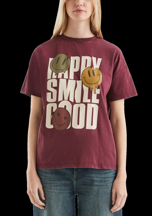 Gewaschenes Printshirt