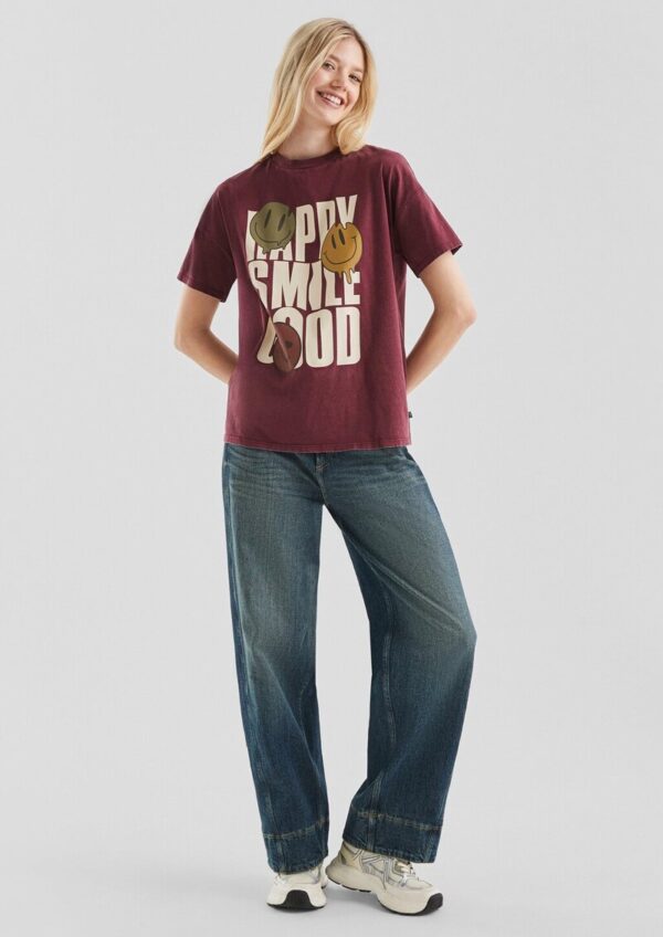 Gewaschenes Printshirt