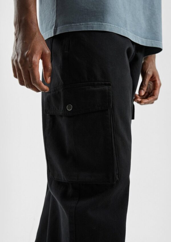 Cargo Denim / Loose Fit / Mid Rise / Straight Leg