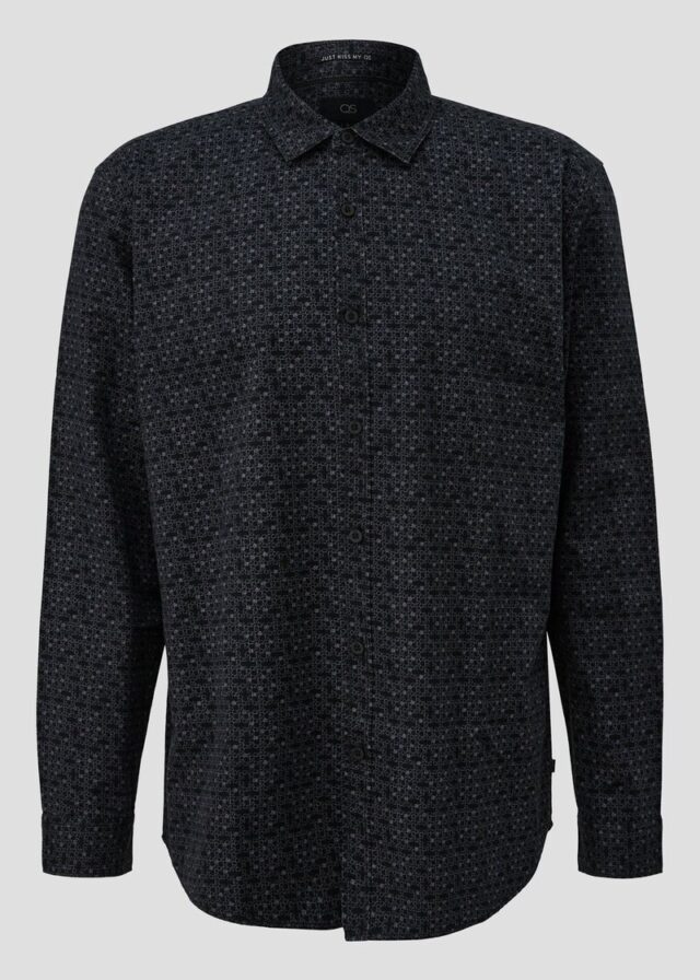 Regular Fit: Hemd mit Alloverprint
