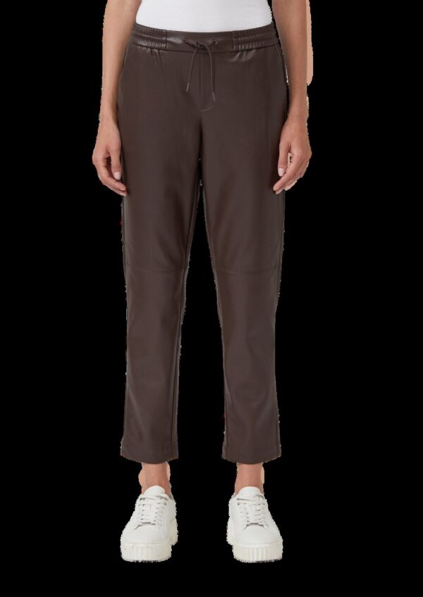 Weiche 7/8-Hose aus Kunstleder