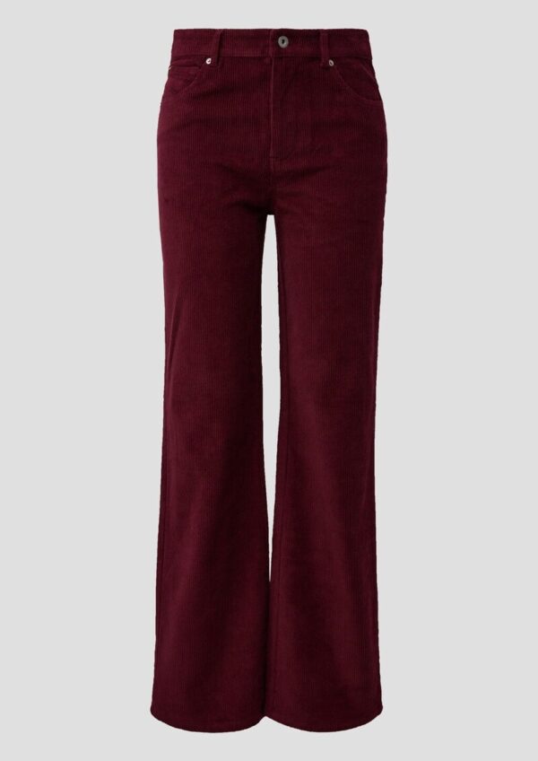 Cordhose mit weitem Bein