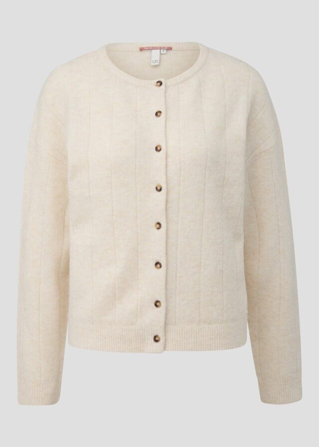 Weicher Cardigan mit überschnittenen Schultern