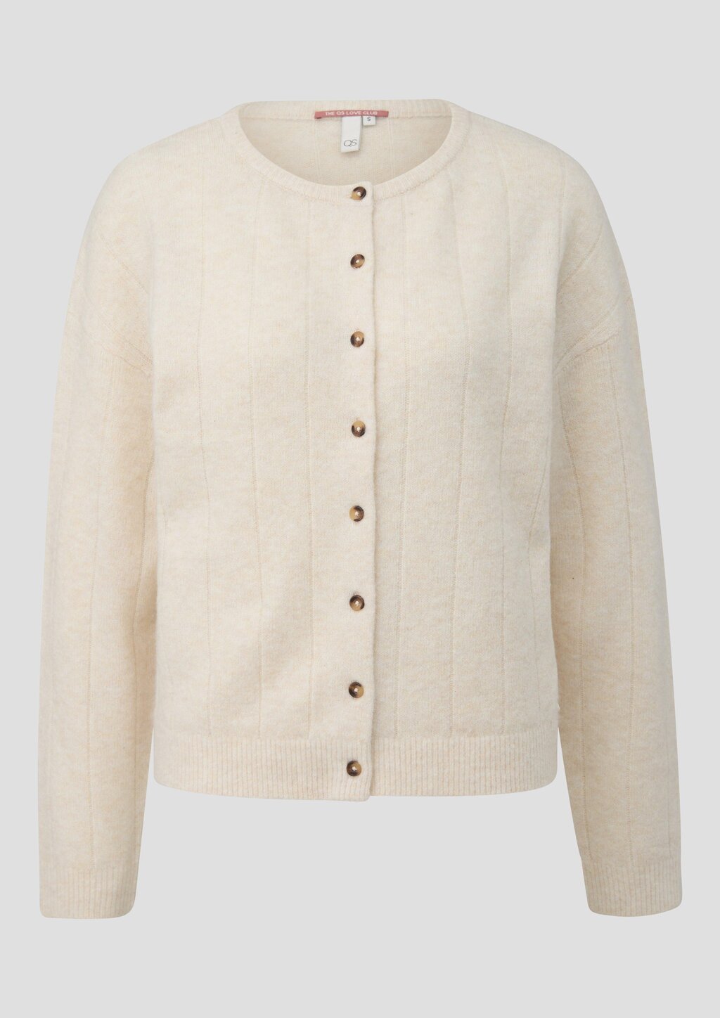 Weicher Cardigan mit überschnittenen Schultern