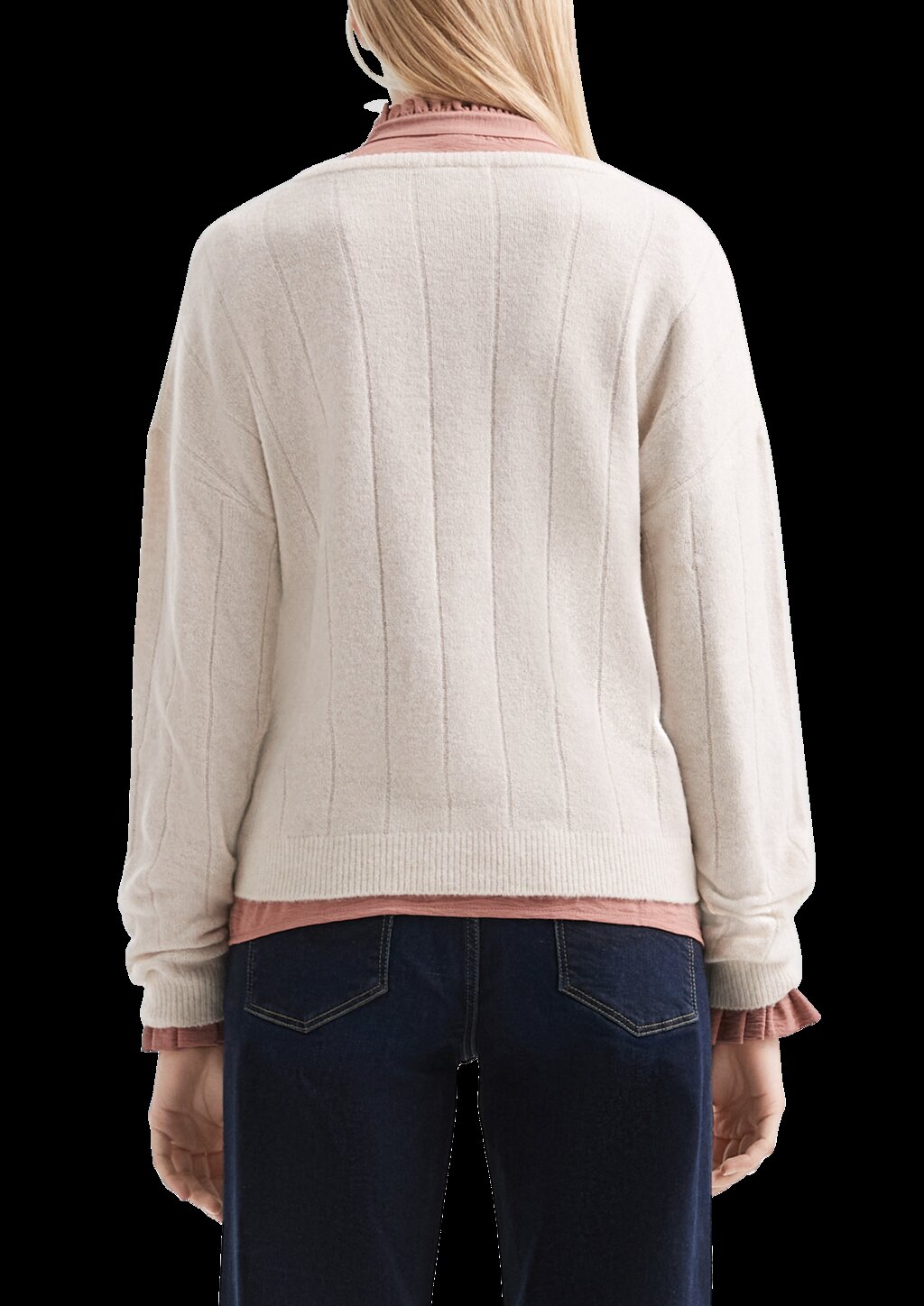 Weicher Cardigan mit überschnittenen Schultern