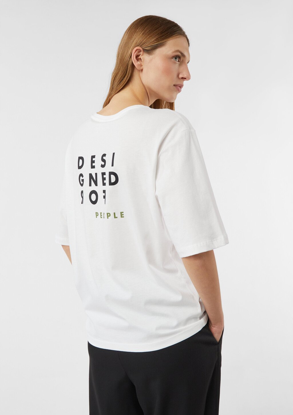 Oversized T-Shirt mit Front- und Backprint