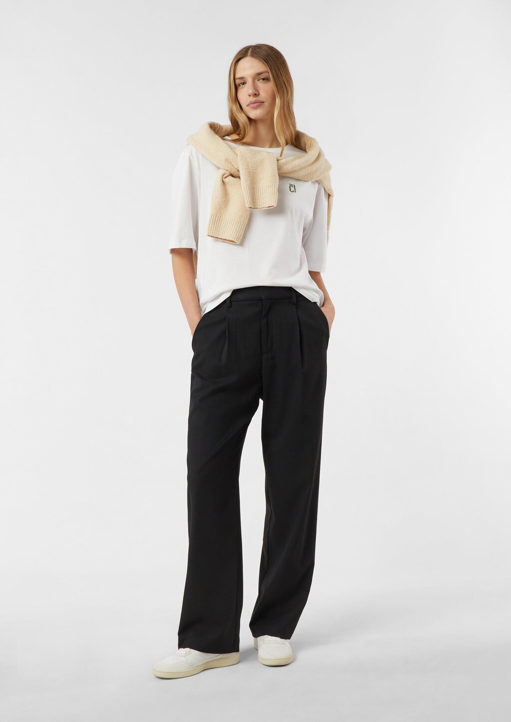 Oversized T-Shirt mit Front- und Backprint