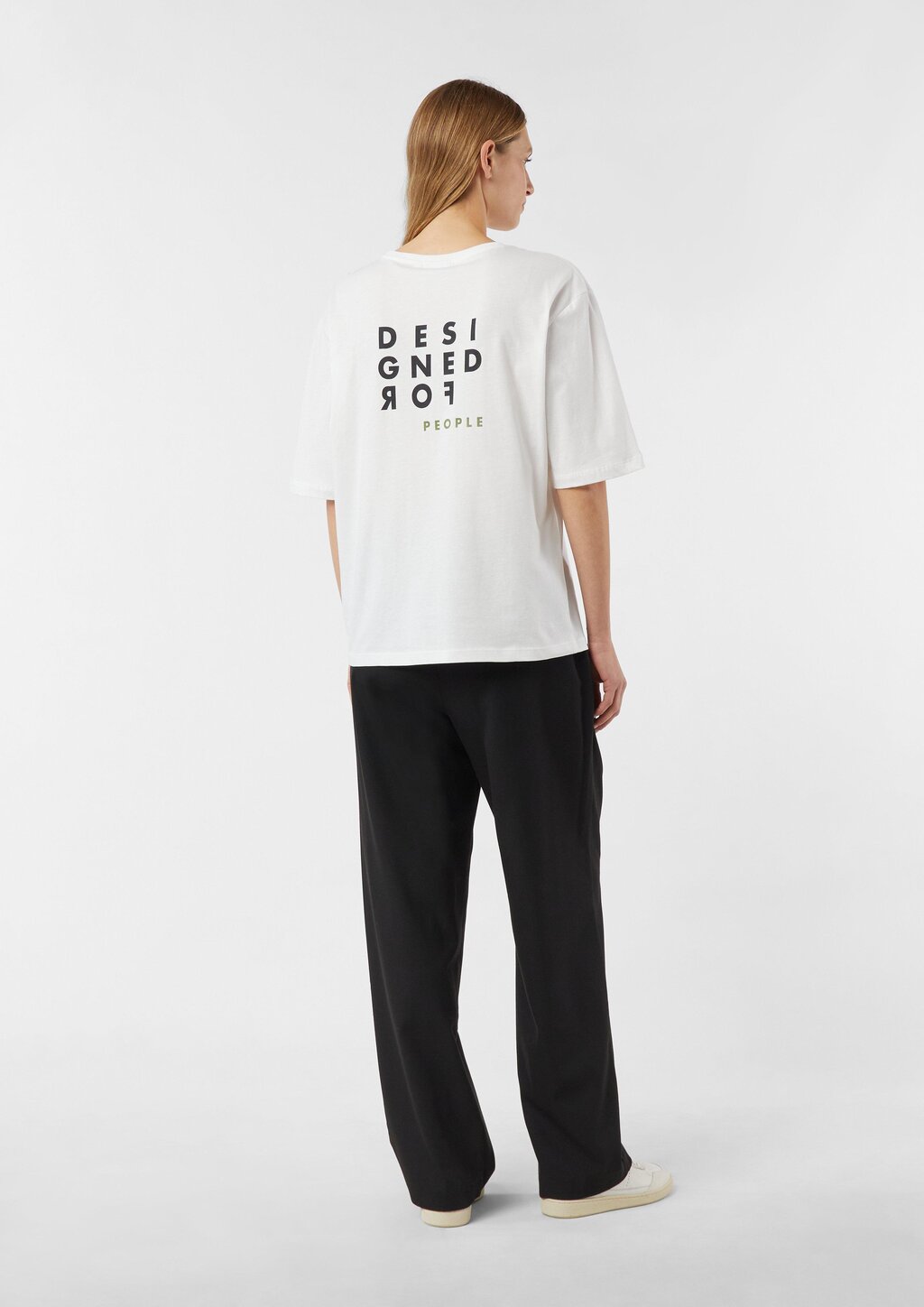 Oversized T-Shirt mit Front- und Backprint