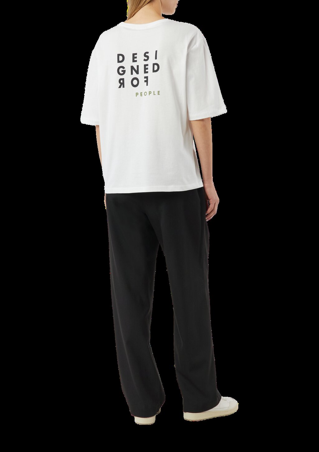 Oversized T-Shirt mit Front- und Backprint