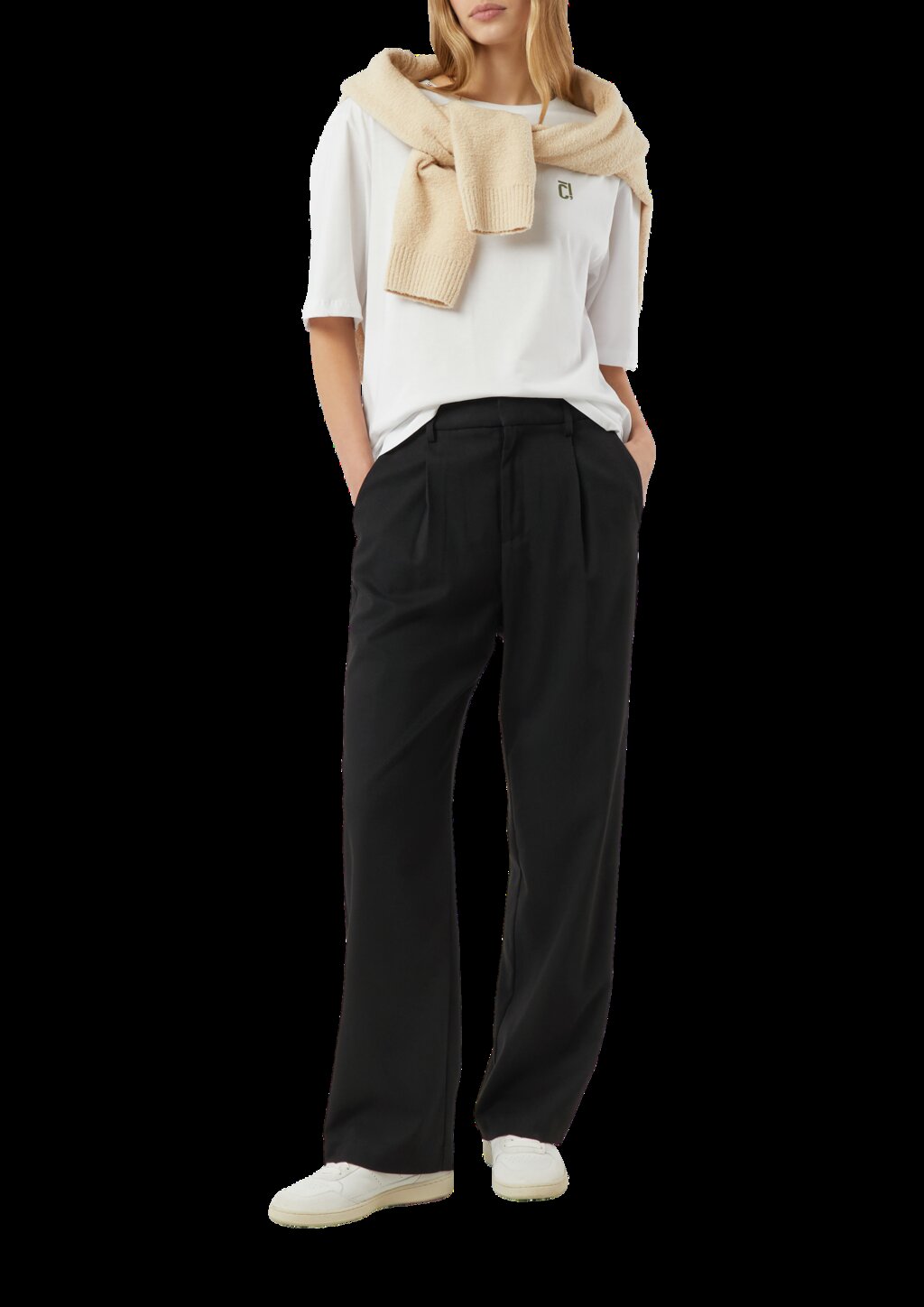 Oversized T-Shirt mit Front- und Backprint