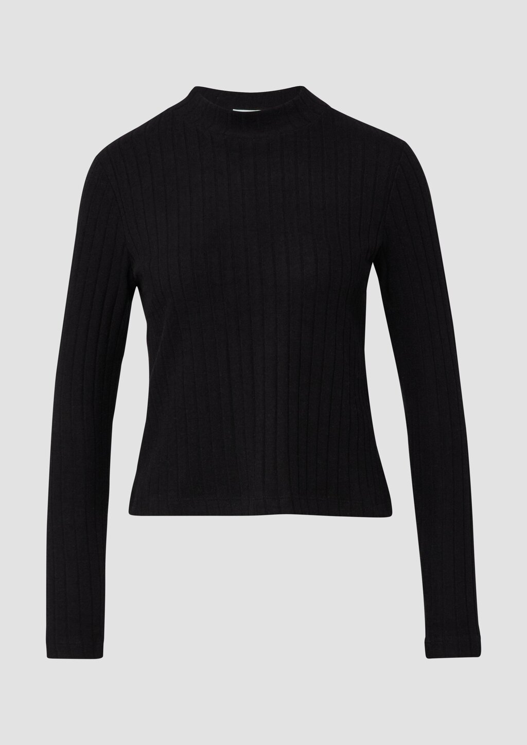 Weiches Longsleeve mit Stehkragen