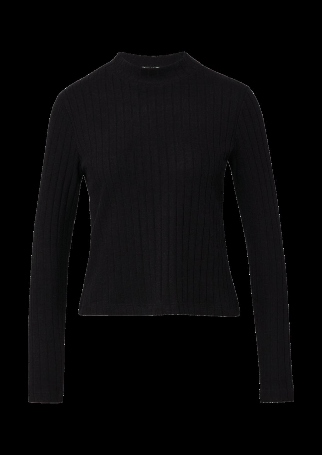 Weiches Longsleeve mit Stehkragen