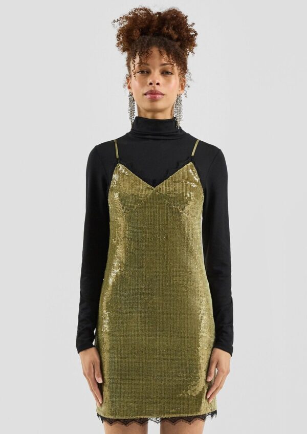 QS x Vanessa Mai | Paillettenkleid